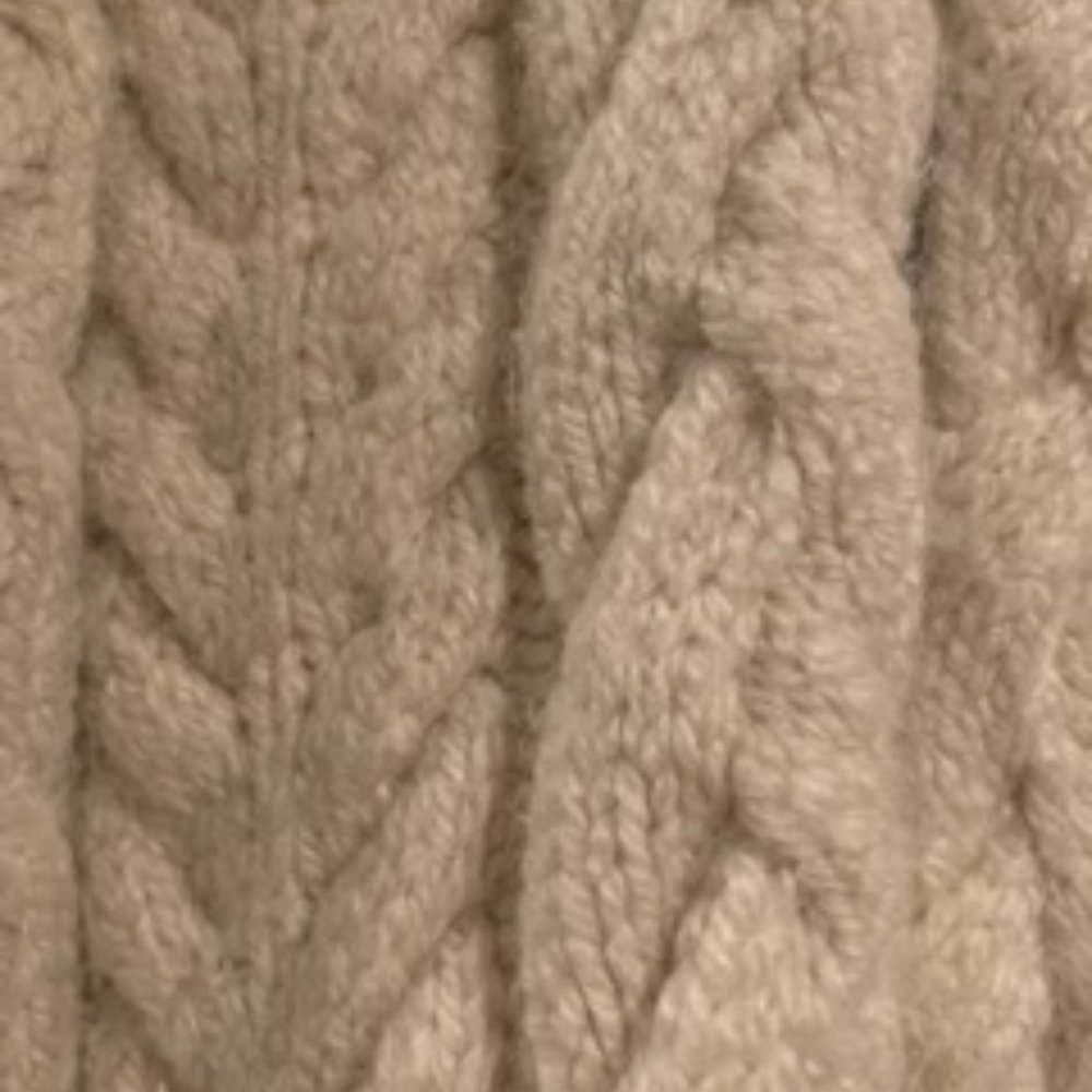 Creamy Cable Knit Sweater Coat - Picture 3 of 6